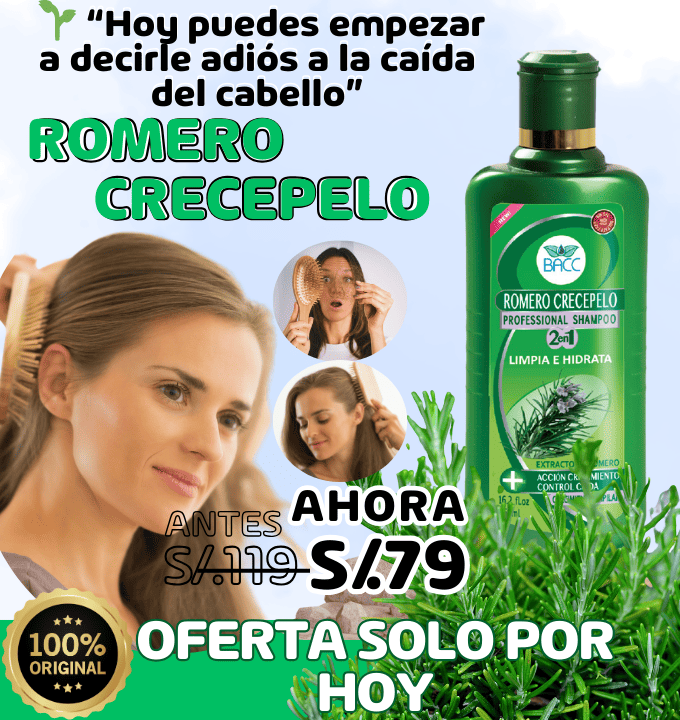 SHAMPOO ° ROMERO CRECEPELO  😊.