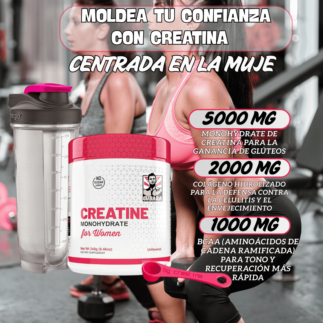 Creatina Original para Mujeres – Más Fuerza, Más Curvas, Más Resultados