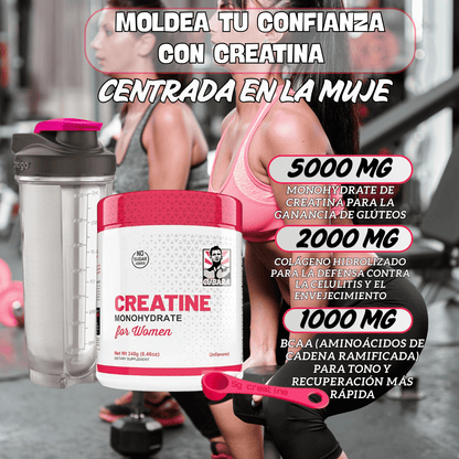 Creatina Original para Mujeres – Más Fuerza, Más Curvas, Más Resultados