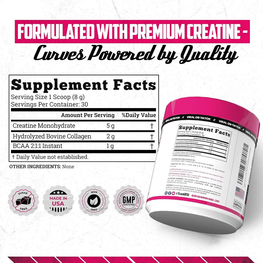 Creatina Original para Mujeres – Más Fuerza, Más Curvas, Más Resultados