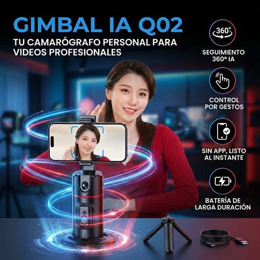 TRIPODE CON IA SEGUIMIENTO FACIAL