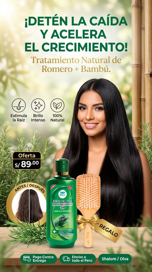 SHAMPO DE ROMERO CRECEPELO