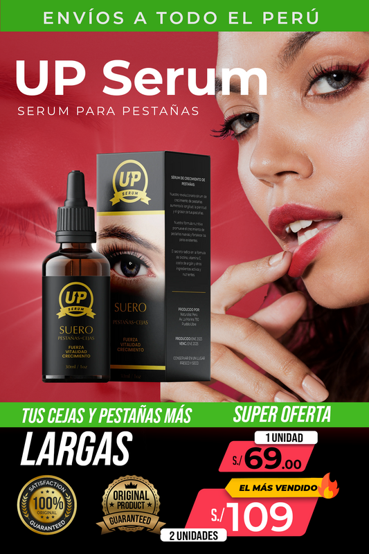 SERUM UP CEJAS Y PESTAÑAS UNA MIRADA PERFECTA (Copia)