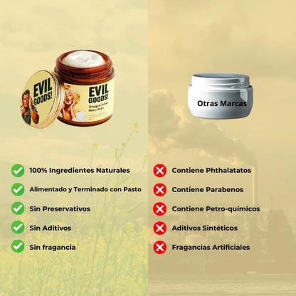 EVIL GOODS® - Bálsamo de miel y sebo de res Anti-Envejecimiento